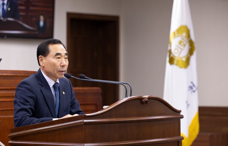순천시의회 우성원 의원, 전라남도 벼...