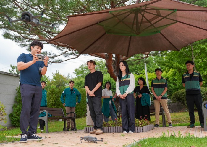 강원특별자치도교육청, 드론 체험 행사...